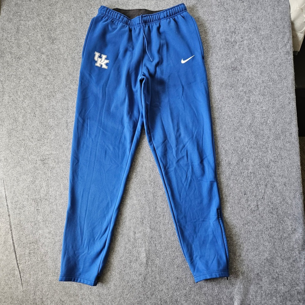 Nike Kentucky Wildcats Royal Blue Therma-FIT Jogger Sweatpants 943605-493 Mens M